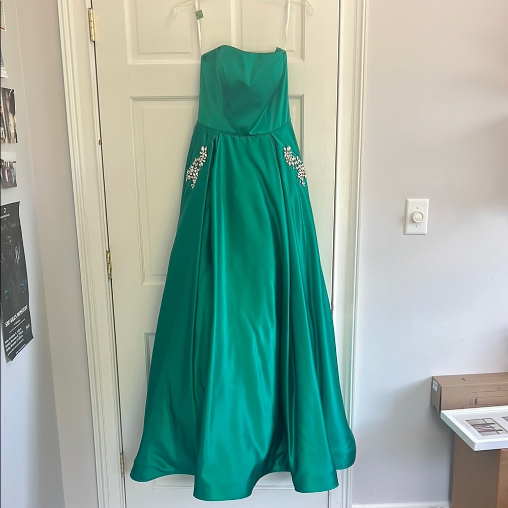 Sherri Hill Green Ballgown